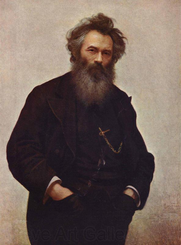 Ivan Nikolaevich Kramskoi Portrait of the Painter Ivan Shishkin